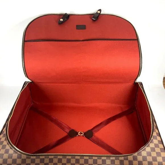 LOUIS VUITTON Brown Damier Canvas Boston Bag